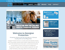 Tablet Screenshot of georgianprotection.com